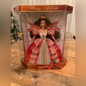 Happy holidays 10th anniversary Barbie edition NEw in box!